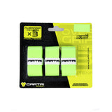 CARTRI - PACK-3 OVER GRIPS GREEN FLUOR